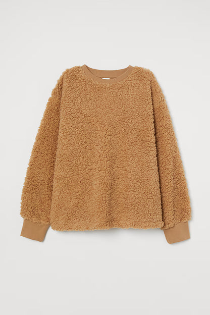 Fluffy Teddy Bear Sweatshirt