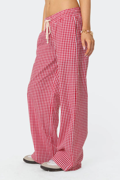 Gingham Trousers