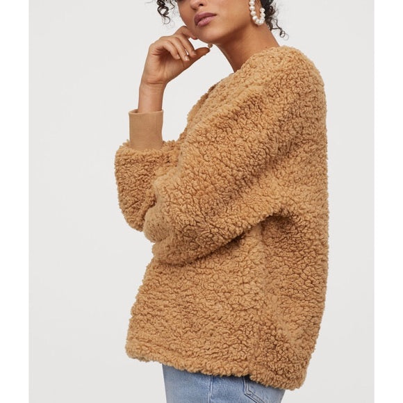 Fluffy Teddy Bear Sweatshirt